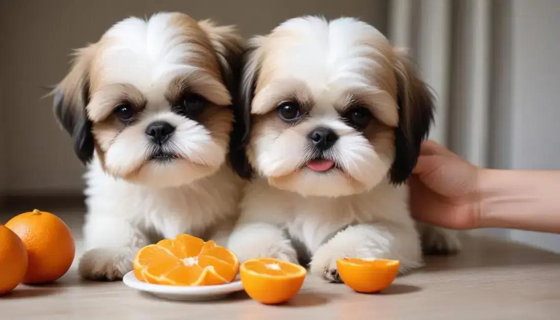 como introduzir laranja na dieta do seu shih tzu com segurança