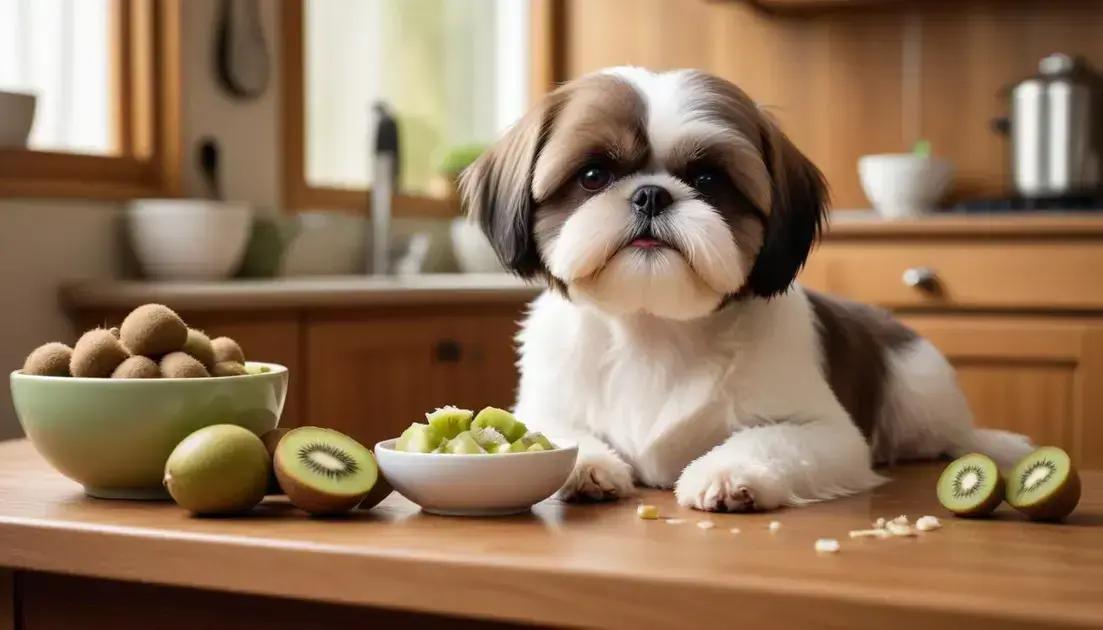 Principais cuidados ao oferecer kiwi para seu shih tzu Principais cuidados ao oferecer kiwi para seu shih tzu