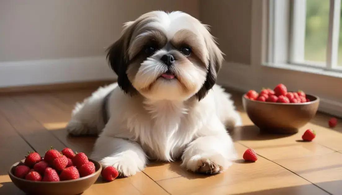Shih Tzu Pode Comer Frutas Vermelhas? Conheça os Benefícios e as Quantidades Ideais