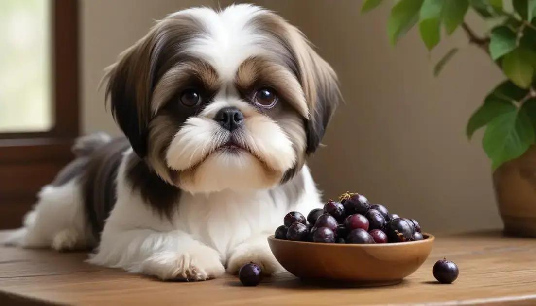 Shih Tzu Pode Comer Jabuticaba? Veja os Cuidados com a Casca e as Sementes