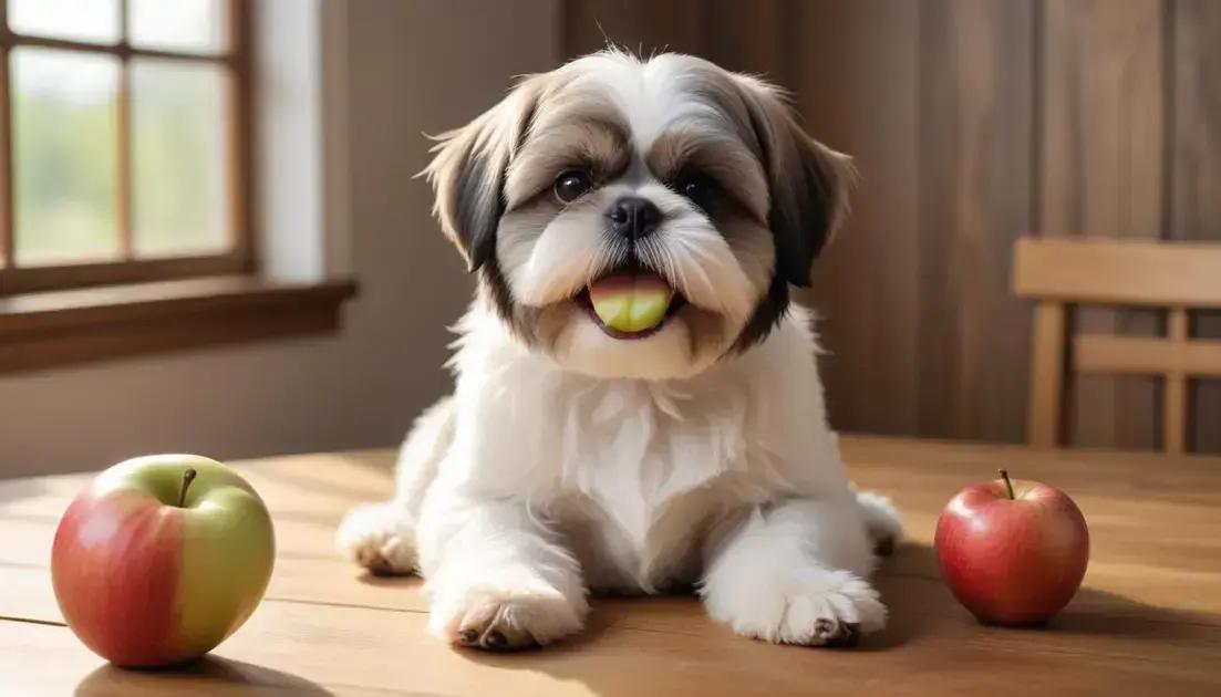 Shih Tzu Pode Comer Maçã? Saiba Como Servir da Forma Correta