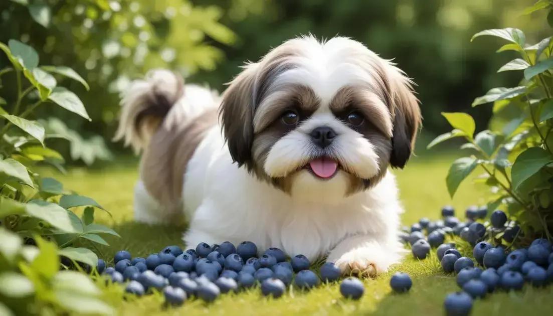 Shih Tzu Pode Comer Mirtilo? Veja Por Que Essa Fruta É Excelente para o Seu Cão