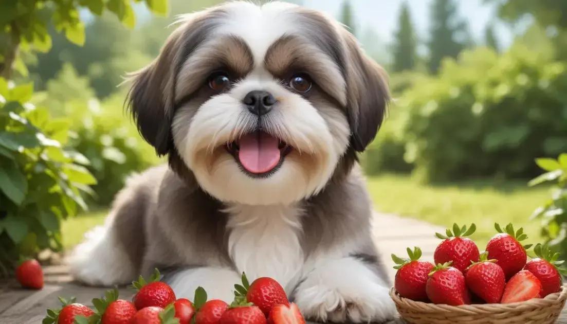 Shih Tzu Pode Comer Morango? Entenda os Benefícios e Possíveis Riscos