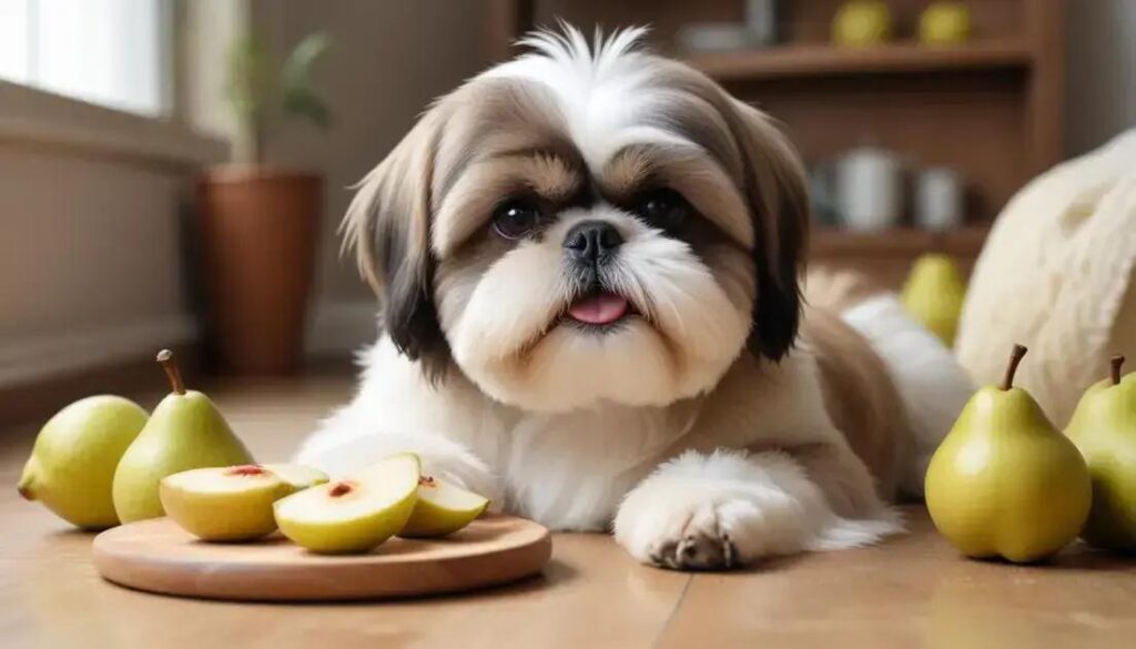 Shih Tzu Pode Comer Pera? Veja Como Incluir Essa Fruta na Dieta do Seu Pet