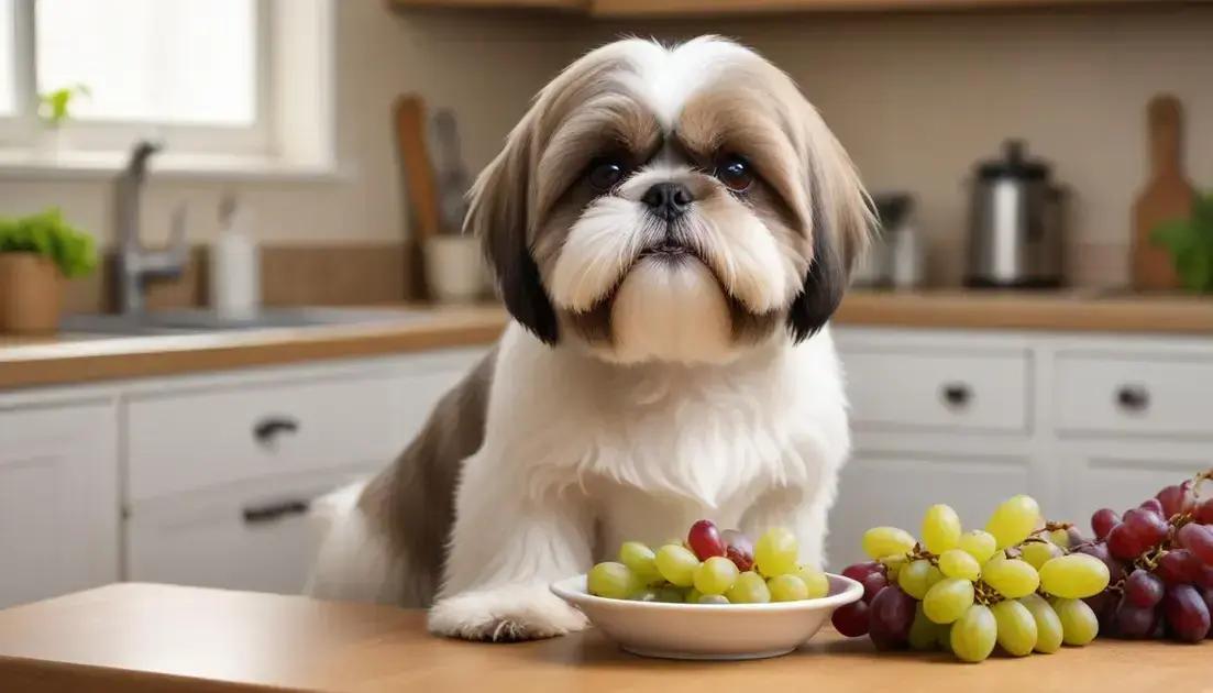 Shih Tzu Pode Comer Uva? Atenção: Entenda Por Que Essa Fruta É Perigosa